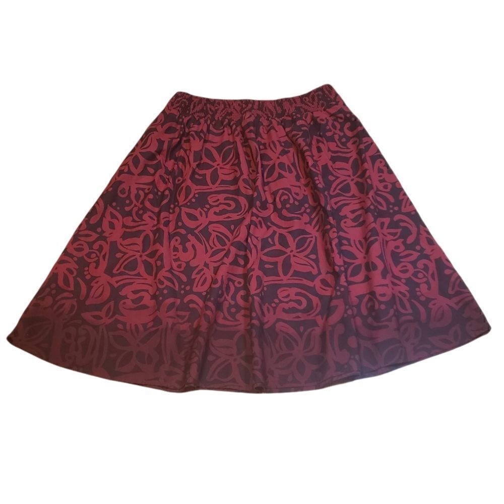 Red Ombre Skirt